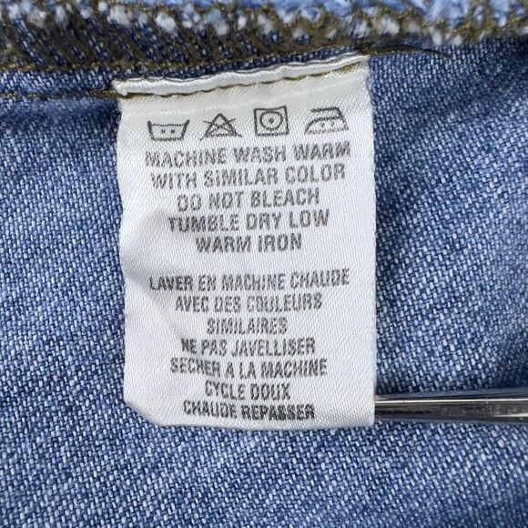 Harley Davidson Grease Monkey Denim Shirt Women’s XS Intentionally Distressed - Picture 6 of 15